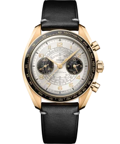 Omega Speedmaster Chronoscope Silver Dial 43mm Moonshine™ 18k Rose Gold Strap 522.62.43.51.02.001