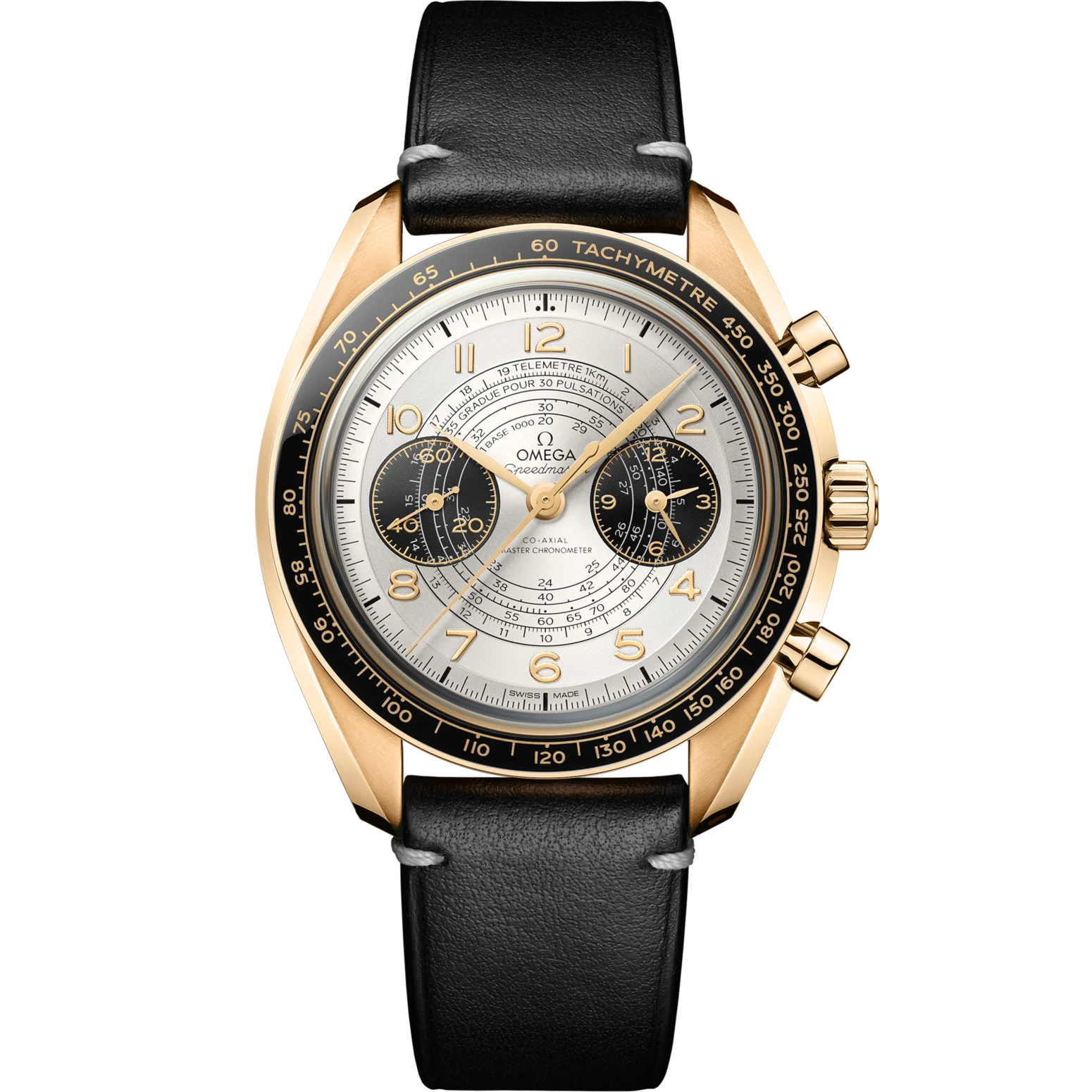 Omega Speedmaster Chronoscope Silver Dial 43mm Moonshine™ 18k Rose Gold Strap 522.62.43.51.02.001