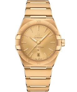 Omega Constellation Gents' Selection 39mm Yellow Dial 18k Yellow Gold Bracelet 131.50.39.20.08.001