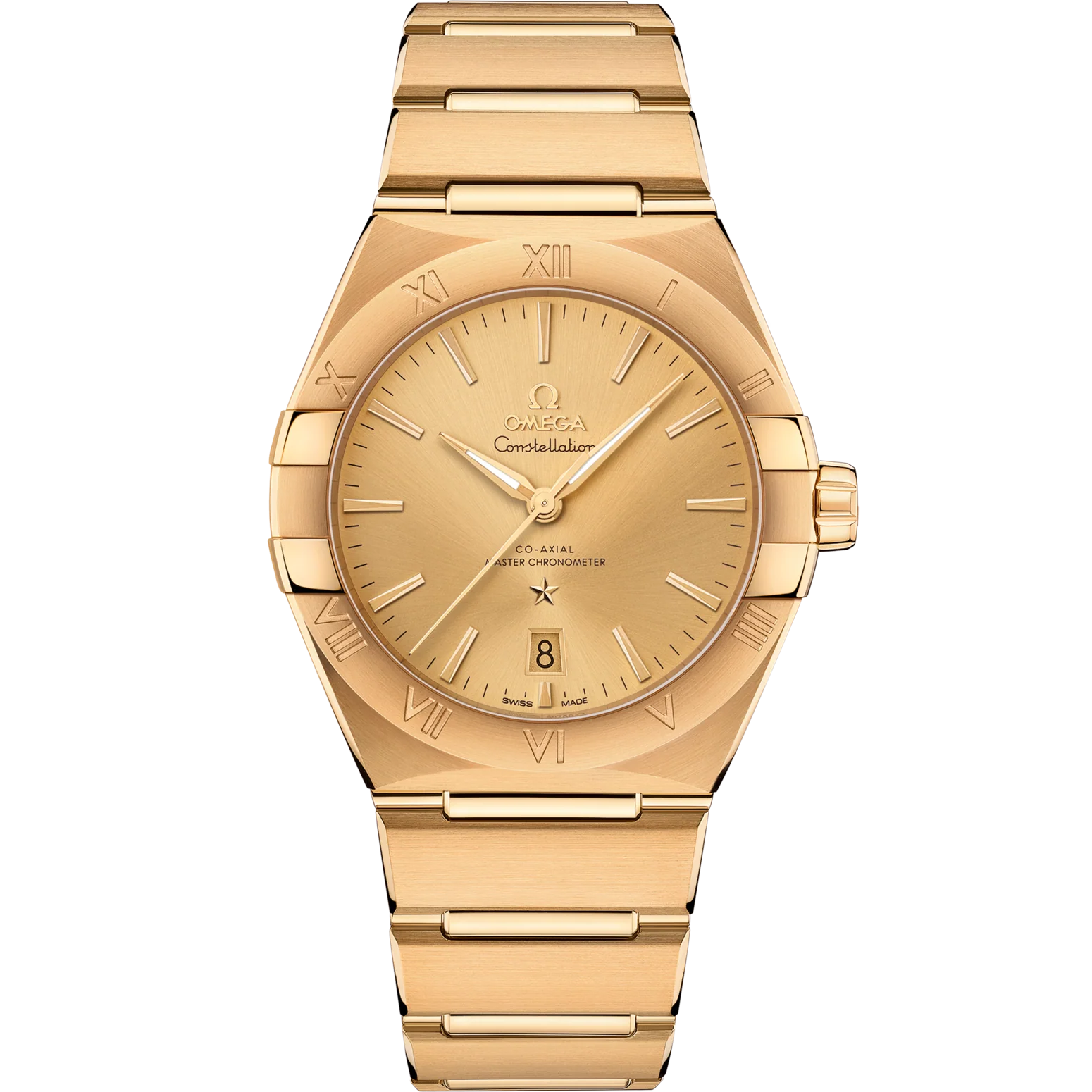 Omega Constellation Gents' Selection 39mm Yellow Dial 18k Yellow Gold Bracelet 131.50.39.20.08.001