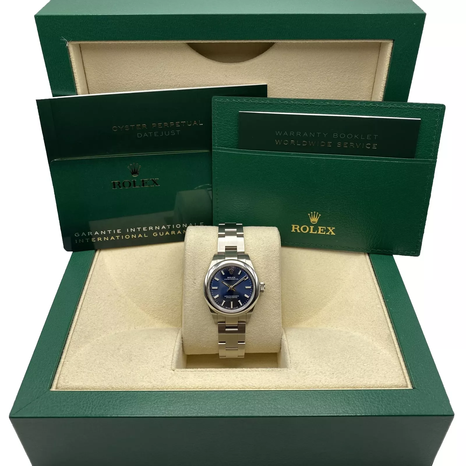 Rolex Oyster Perpetual 31mm 277200-0017 Blue Dial Oyster Bracelet Watch - Image 7