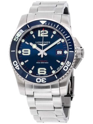 Longines Men's L37424986 USA Exclusive HydroConquest Stainless Steel Watch