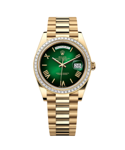 Rolex Day-Date 40mm 228398TBR-0042 Green Ombré Dial President Watch