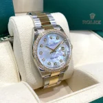 Rolex  Datejust 36mm 126283 White Mother-of-Pearl Dial Jubilee Bracelet Watch