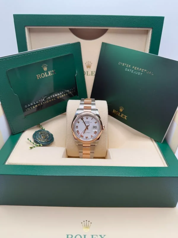 Rolex  Datejust 36mm 126201 White Dial Oyster Bracelet Watch