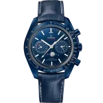 Omega Speedmaster Moonphase Blue Dial 44.25mm Blue ceramic Strap 304.93.44.52.03.001