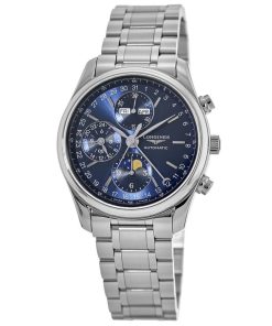 Longines Men's L2.773.4.92.6 Master Collection Chronograph Stainless Steel Watch