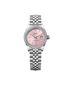 Alternative view of Rolex Lady-Datejust 28mm 279384RBR Pink Dial Oyster Bracelet