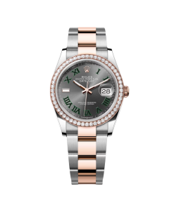Alternative view of Rolex  Datejust 126281RBR Slate Dial 36mm