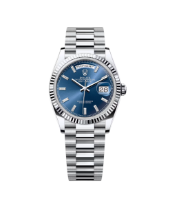 Rolex Day-Date 128236-0023 Blue Diamond Dial 36mm