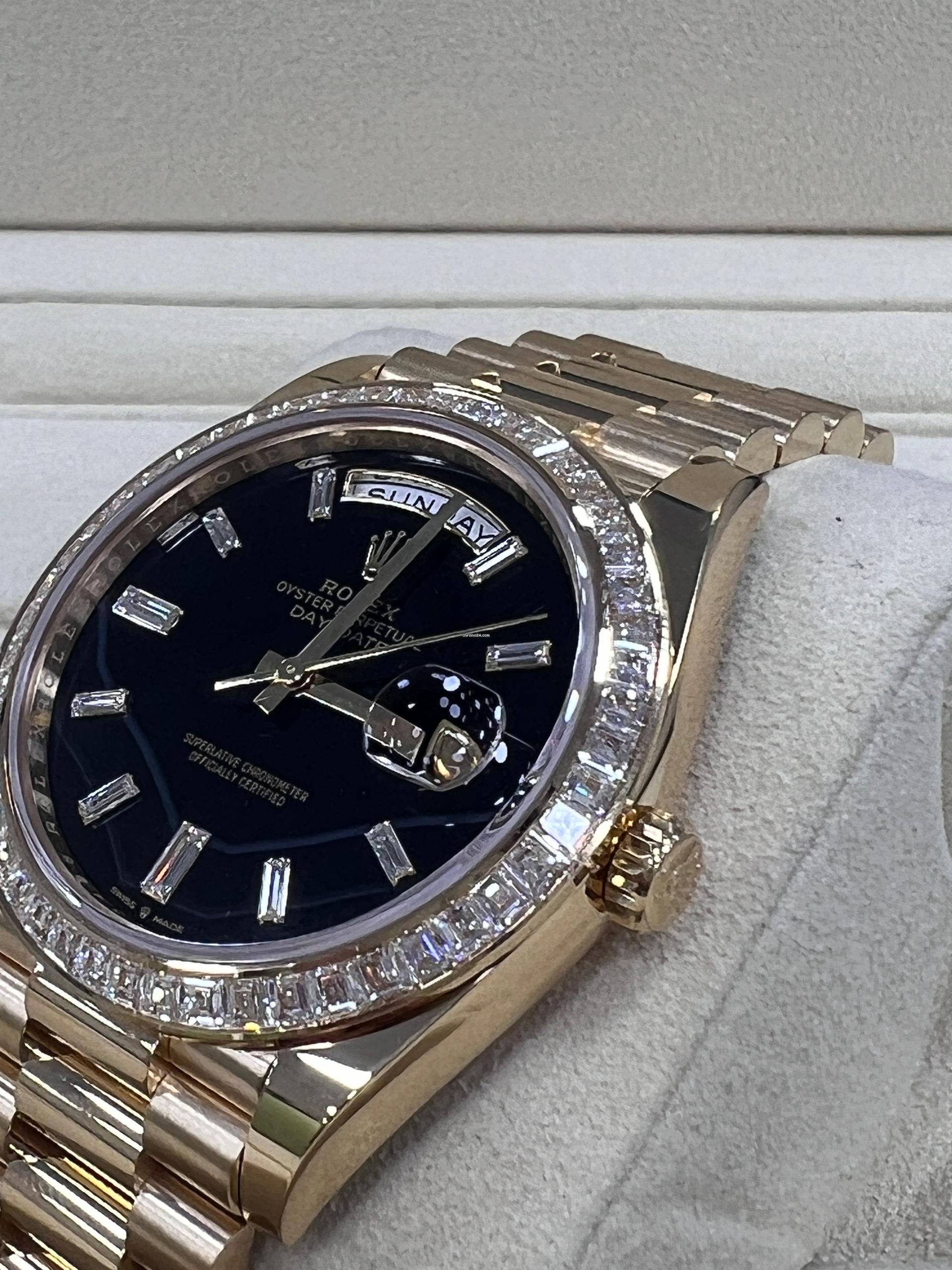 Rolex Day-Date 40mm 228398TBR-0038 Onyx Dial President Watch - Image 3