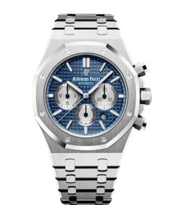 Audemars Piguet Royal Oak Selfwinding Chronograph Blue Dial 41mm Stainless Steel Watch