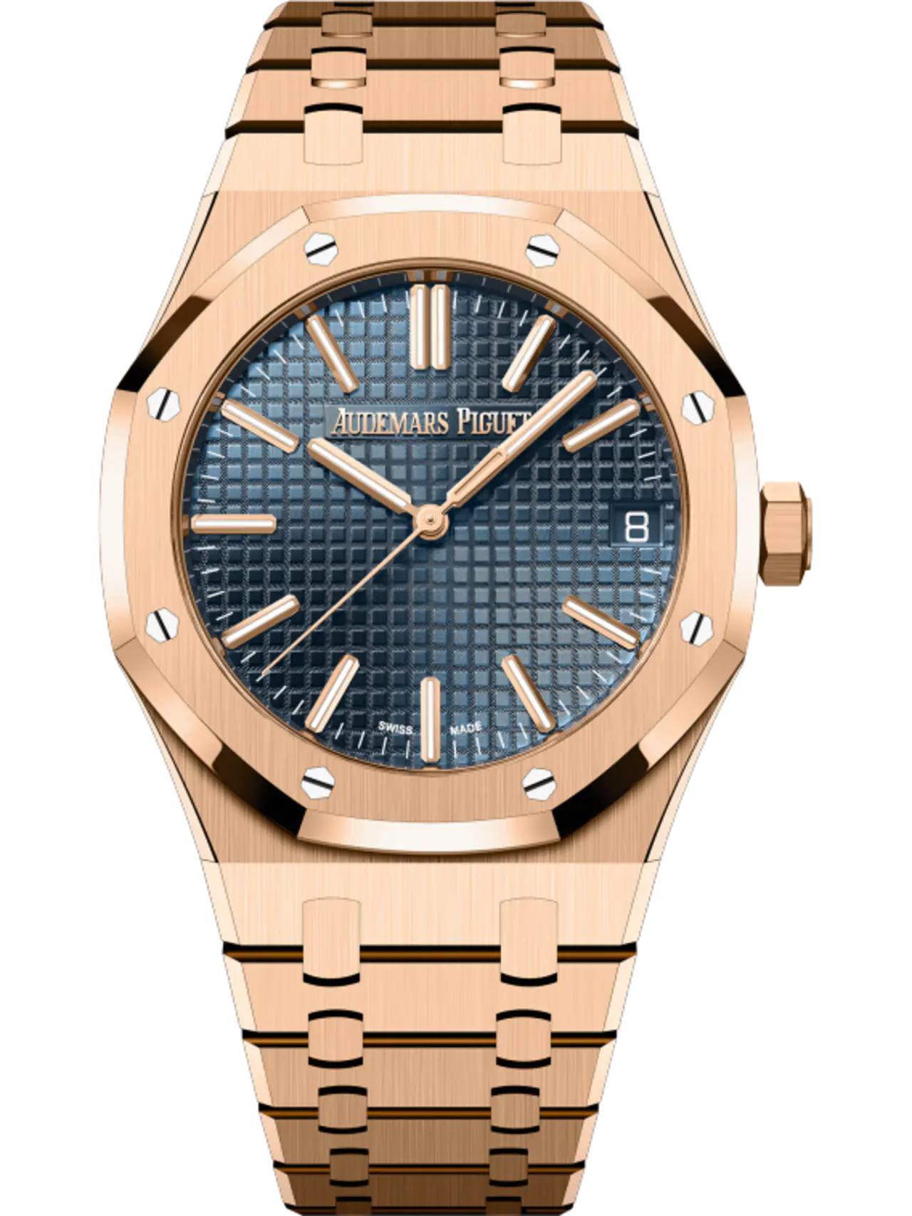 Audemars Piguet ROYAL OAK Pink Gold ??Night Blue Cloud 50?? Dial 41mm 15510OR.OO.1320OR.03