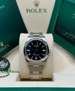 Alternative view of Rolex Oyster Perpetual 36mm 126000-0014 Black Dial Oyster Stainless Steel Bracelet