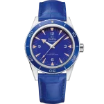 Omega Seamaster 300 41mm Blue Dial Platinum Strap 234.93.41.21.99.002