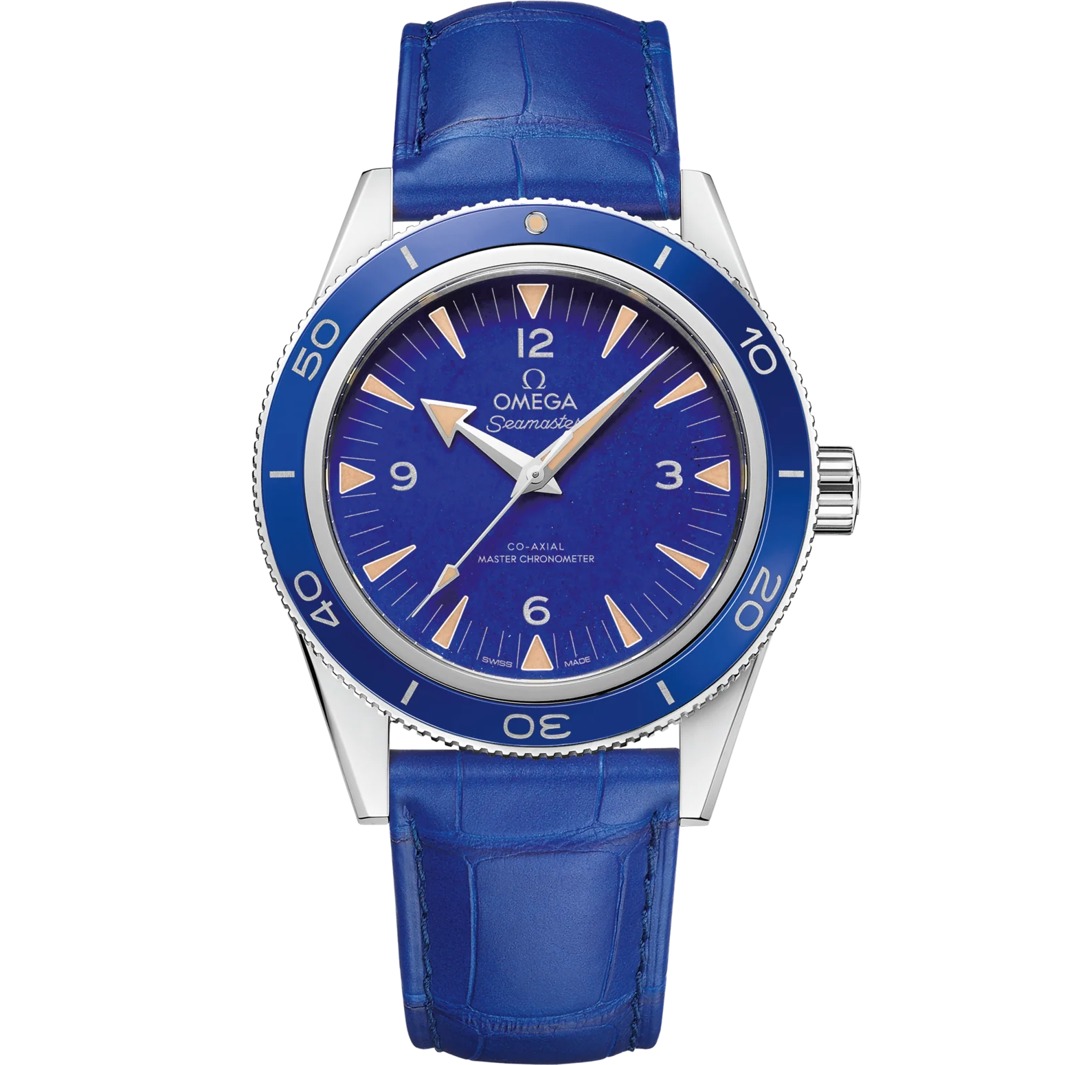 Omega Seamaster 300 41mm Blue Dial Platinum Strap 234.93.41.21.99.002