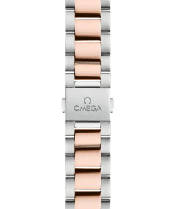 Alternative view of Omega Seamaster Aqua Terra 150M 34mm White Dial with Diamonds Stainless Steel and Sedna™ 18k Rose Gold Bracelet 220.20.34.20.55.001