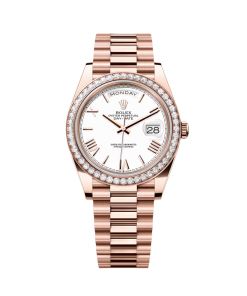 Rolex  Day-Date White Roman Dial 228345rbr-0012