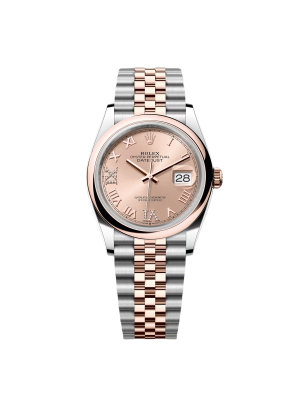 Rolex  Datejust 126201 Rosé 36mm Dial Oyster Bracelet Watch
