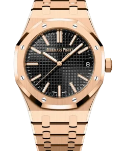 Audemars Piguet ROYAL OAK Pink Gold Black Dial 41mm