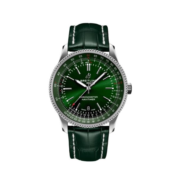 ??2024 Hot Sale??Breitling A17329371L1A1 Navitimer Automatic Green Dial Watch
