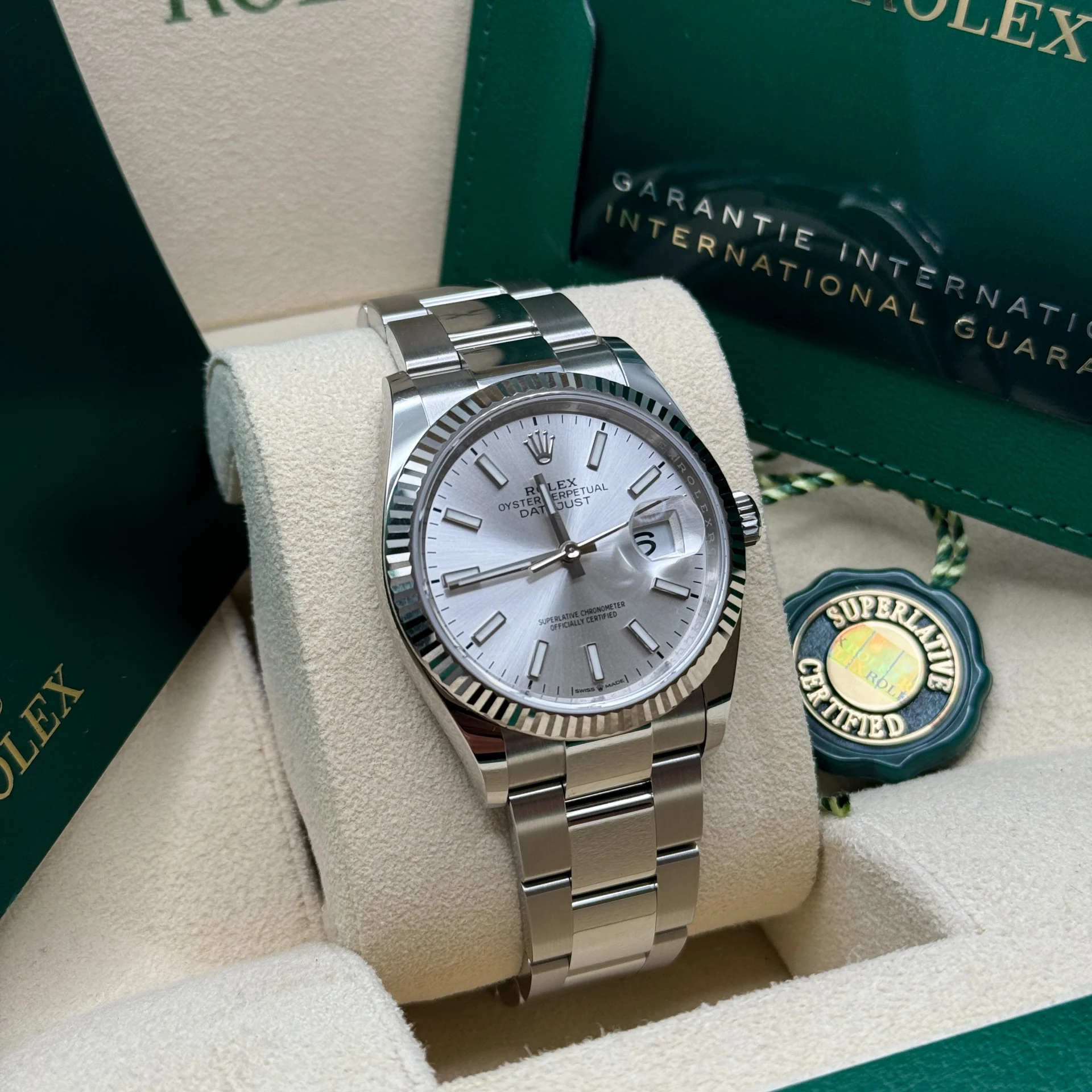 Rolex Datejust 36mm 126234 Silver Index Dial Oyster Stainless Steel - Image 4