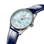 Breitling Navitimer 32mm Ladies Watch Blue Mother Of Pearl Alligator A77320171C1P1