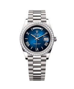 Rolex Day-Date 40mm 228349RBR-0045 Blue Ombré Dial President Bracelet