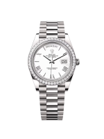Rolex  Day-Date 40mm 228349RBR-0039 White Dial President Bracelet