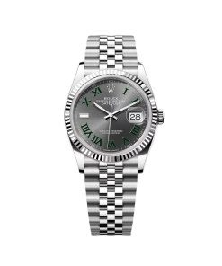 12A【Super Clone】Rolex  Datejust 36mm 126234 Datejust Slate Roman Dial Jubilee Watch