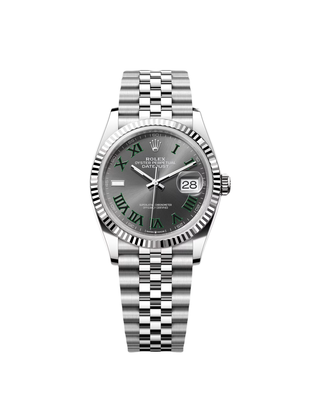 12A【Super Clone】Rolex Datejust 36mm 126234 Datejust Slate Roman Dial Jubilee Watch