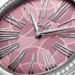 Omega De Ville Trésor quartz pink dial pink leather strap 36mm 428.18.36.60.10.001