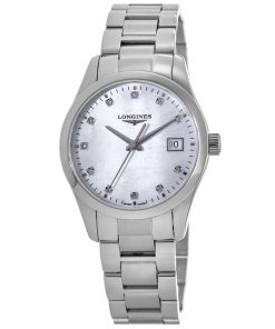 Longines Unisex L2.386.4.87.6 Conquest Stainless Steel Watch