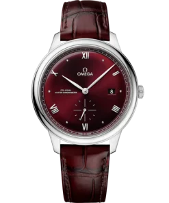 Omega De Ville Prestige 41 mm Red Dial Stainless Steel Strap 434.13.41.20.11.001