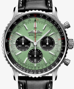 Alternative view of Breitling AB0138241L1P1 Navitimer B01 Green Dial - ??ew