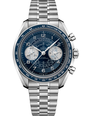 Omega Speedmaster Chronoscope Blue Dial 43mm Stainless Steel Bracelet 329.30.43.51.03.001
