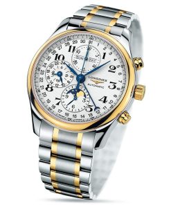 Longines Men's L2.773.5.78.7 Master Complications Chronograph Two-Tone 18kt Gold and Stainless Steel Watch