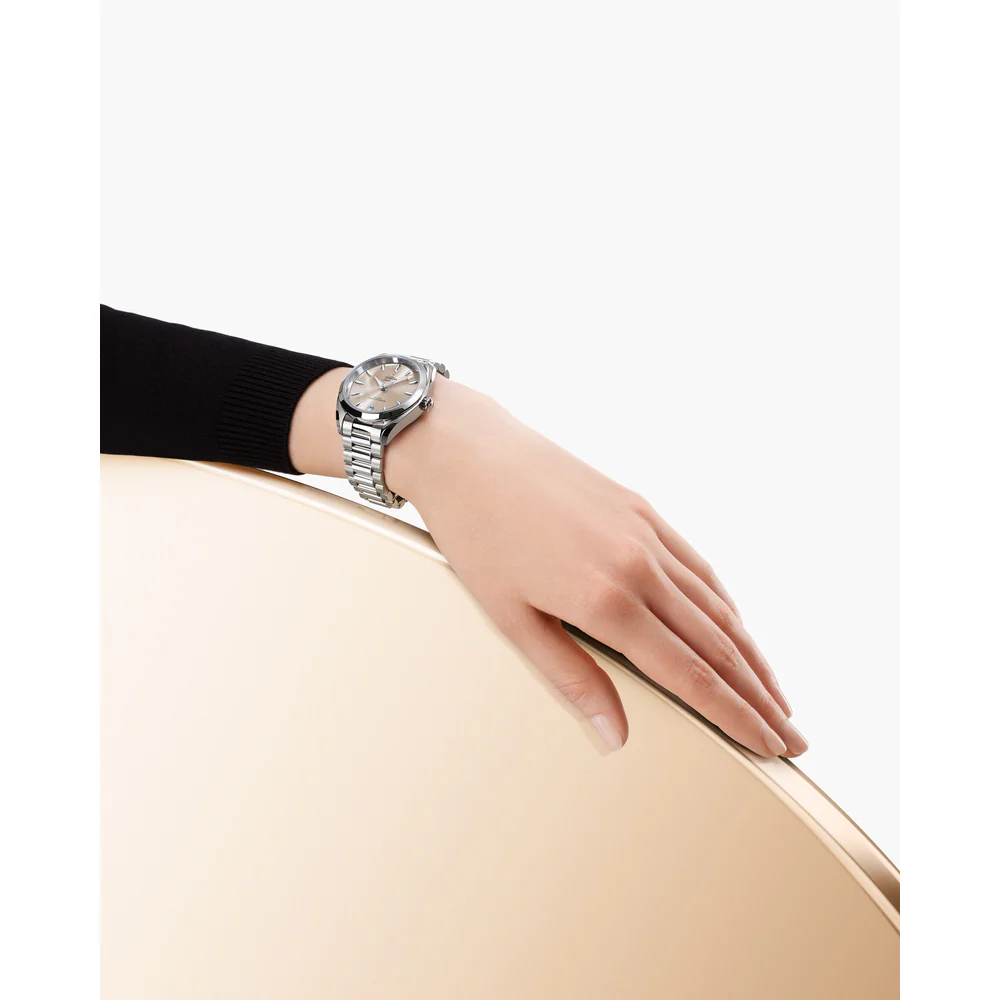Omega Seamaster Aqua Terra SHADES 34 mm Sandstone Dial Stainless Steel Bracelet 220.10.34.20.09.001 - Image 3