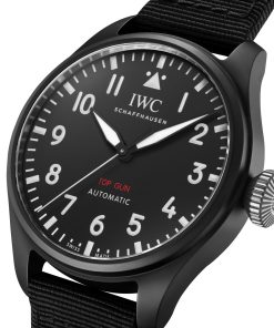 Alternative view of IWC Big Pilot Top Gun 43mm Mens Watch Black IW329801