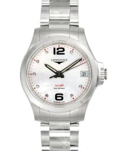 Longines Men's L3.316.4.87.6 Conquest Stainless Steel Watch