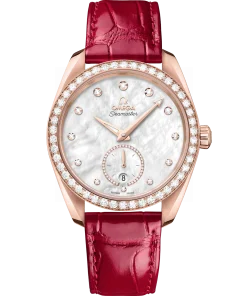 Omega Seamaster Aqua Terra 150M 38 mm White Dial Sednaâ„¢ 18k Rose Gold Strap 220.58.38.20.55.002