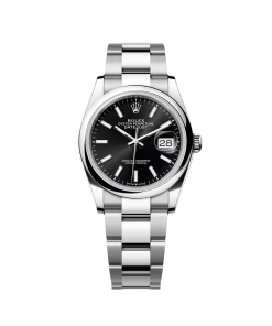 Alternative view of Rolex  Datejust 36mm 126200 Stainless Steel Black Dial Jubilee Watch