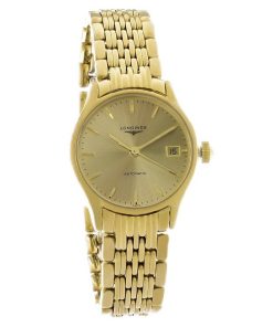 Longines Women's L4.360.2.32.8 Les Grandes Gold-Tone Stainless Steel Watch