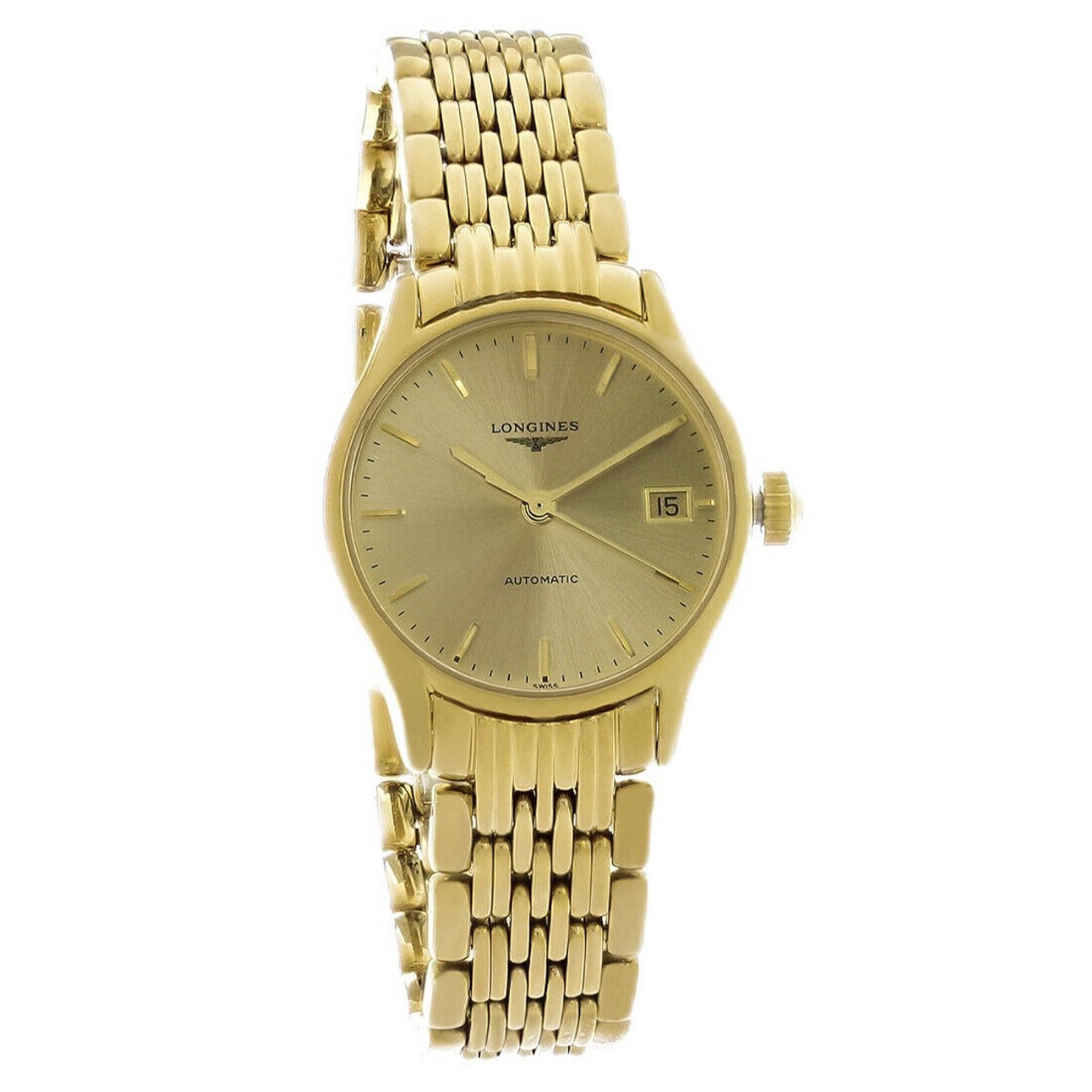 Longines Women's L4.360.2.32.8 Les Grandes Gold-Tone Stainless Steel Watch