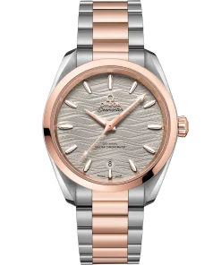 Omega Seamaster Aqua Terra 150M 38 mm Grey Dial Stainless Steel and Sednaâ„¢ 18k Rose Gold Bracelet 220.20.38.20.06.001