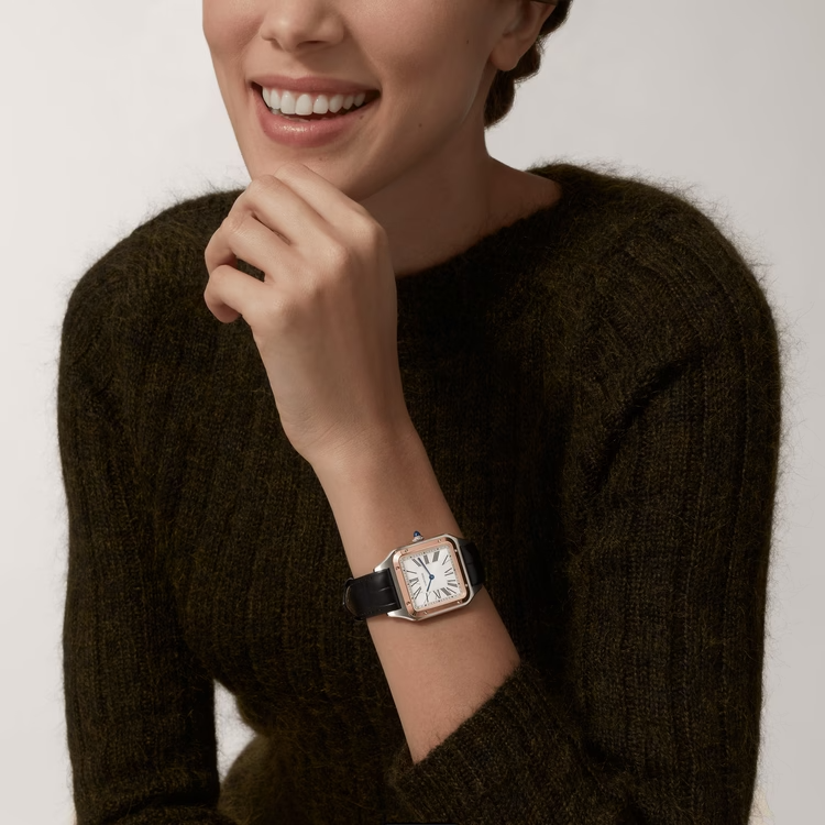 Cartier SANTOS-DUMONT Rose Gold Mix 46mm - Image 8