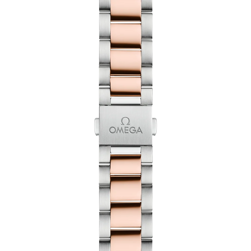 Omega Seamaster Aqua Terra 150M 34 mm White Dial with Diamonds Stainless Steel and Sedna™ 18k Rose Gold Bracelet 220.25.34.20.55.001 - Image 2