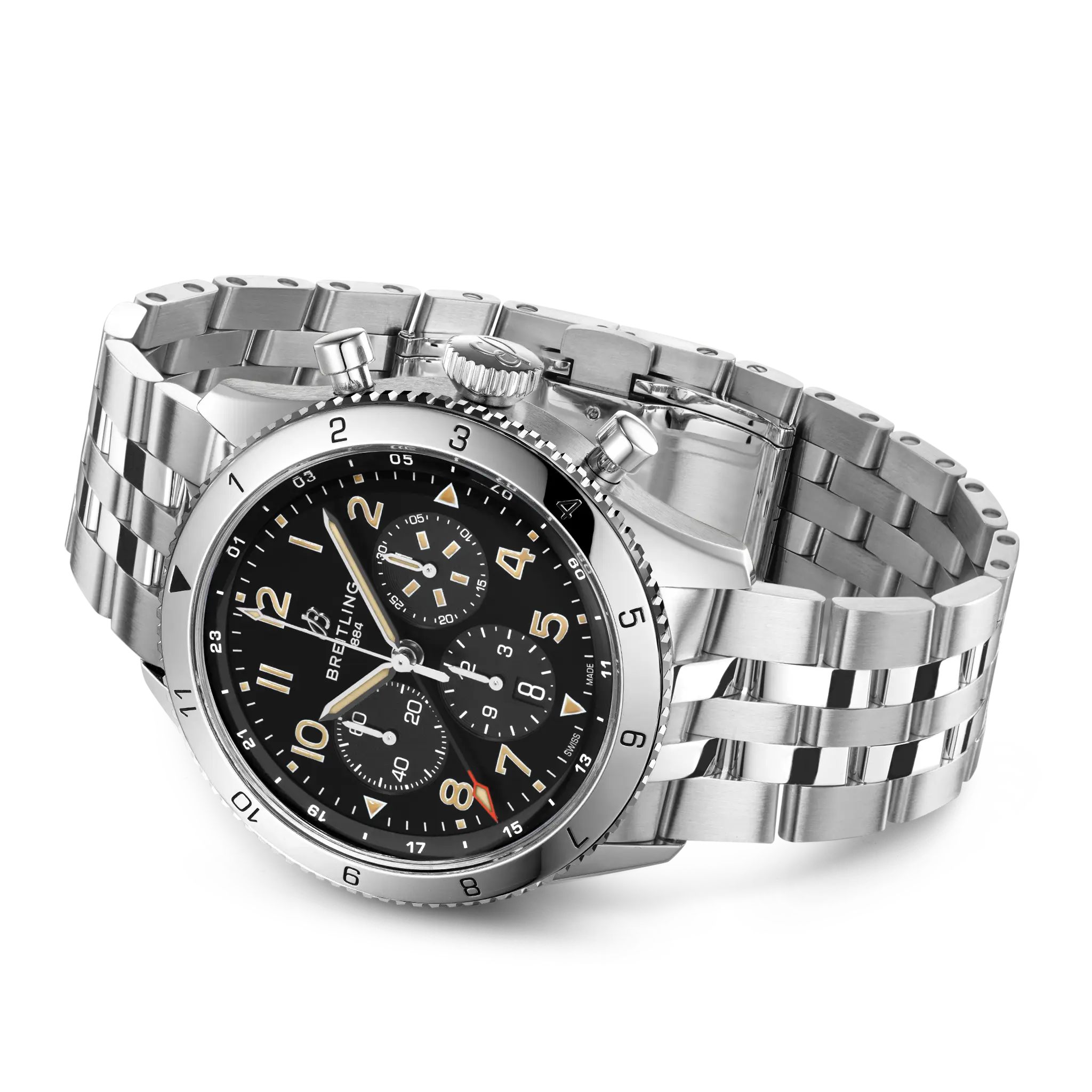 Breitling Classic AVI Super AVI B04 Chronograph GMT 46mm P-51 Mustang AB04453A1B1A1 - Image 3