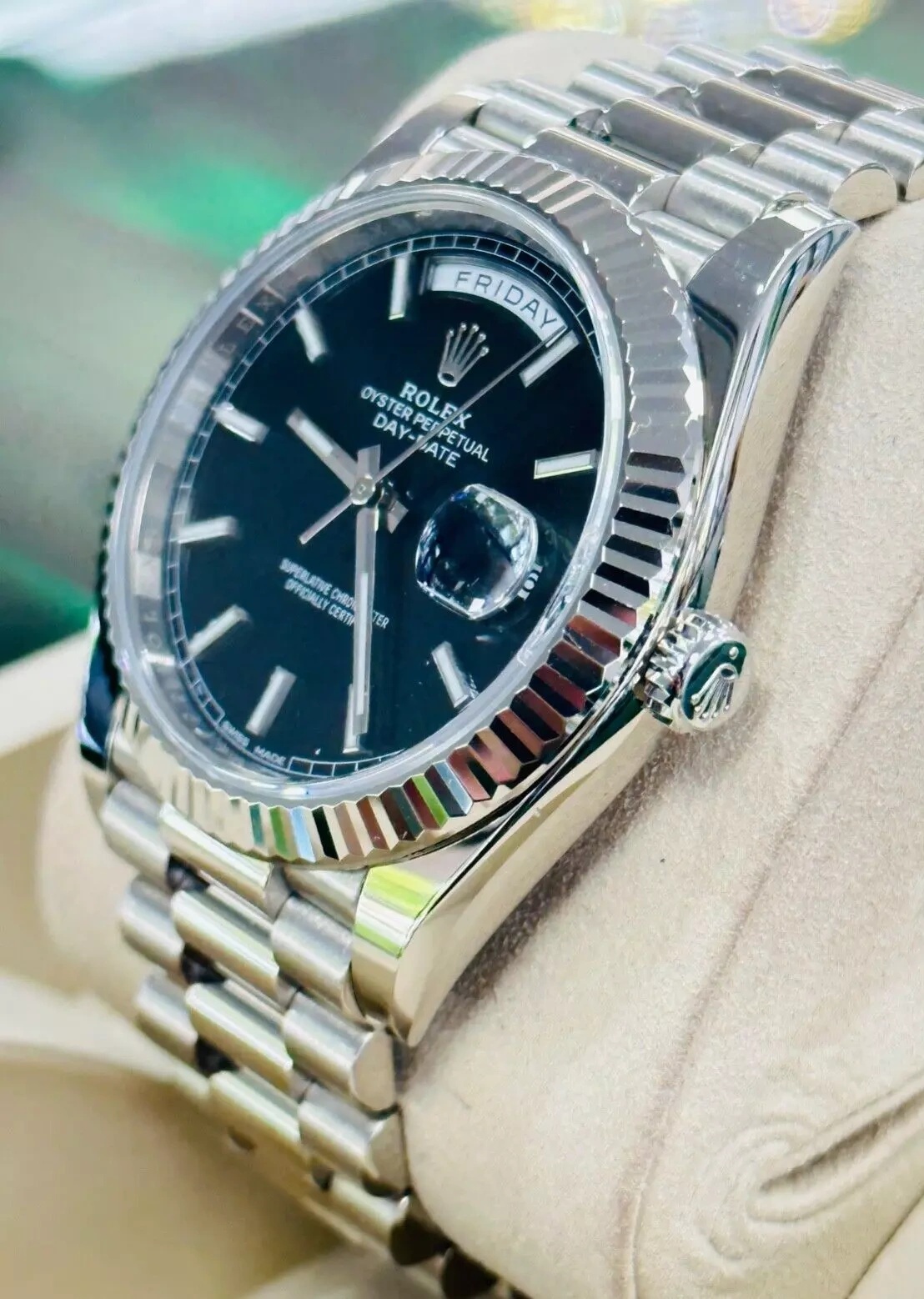 Rolex Day-Date 40mm 228236-0003 Black Dial - Image 4