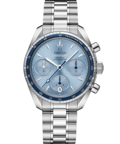 Omega Speedmaster 38 Blue Dial 38mm Stainless Steel Bracelet 324.30.38.50.03.001